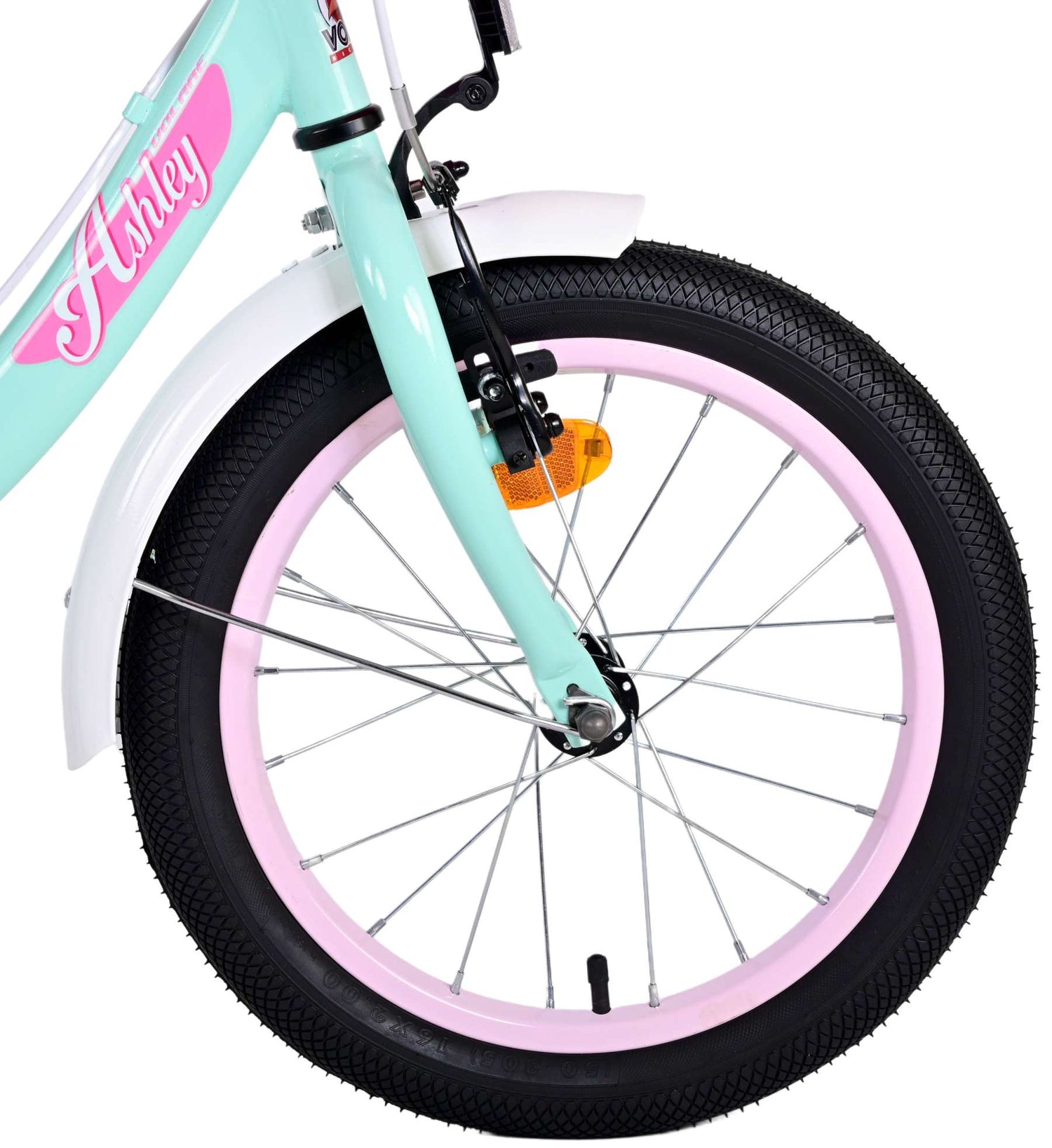 Volare Ashley Kinderfahrrad - Mädchen - 16 Zoll - Grün - Zweihandbremsen