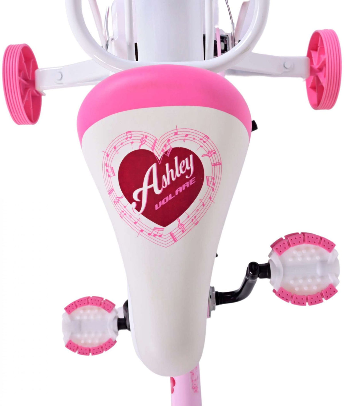 Volare Ashley Kinderfahrrad - Mädchen - 16 Zoll - Rosa