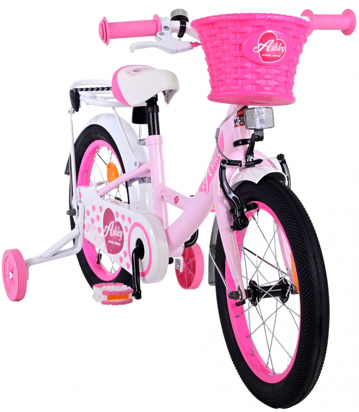 Volare Ashley Kinderfahrrad - Mädchen - 16 Zoll - Rosa