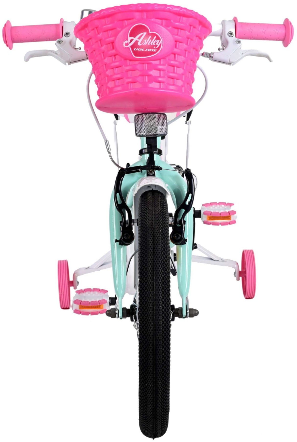 Volare Ashley Kinderfahrrad - Mädchen - 16 Zoll - Grün - Zweihandbremsen