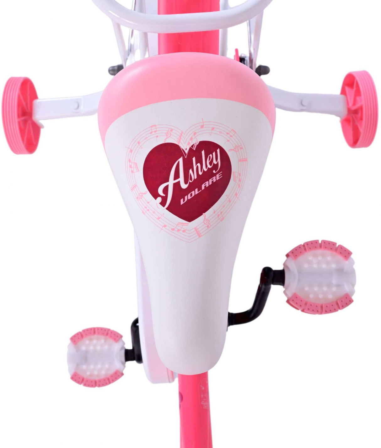 Volare Ashley Kinderfahrrad - Mädchen - 18 Zoll - Rosa/Rot
