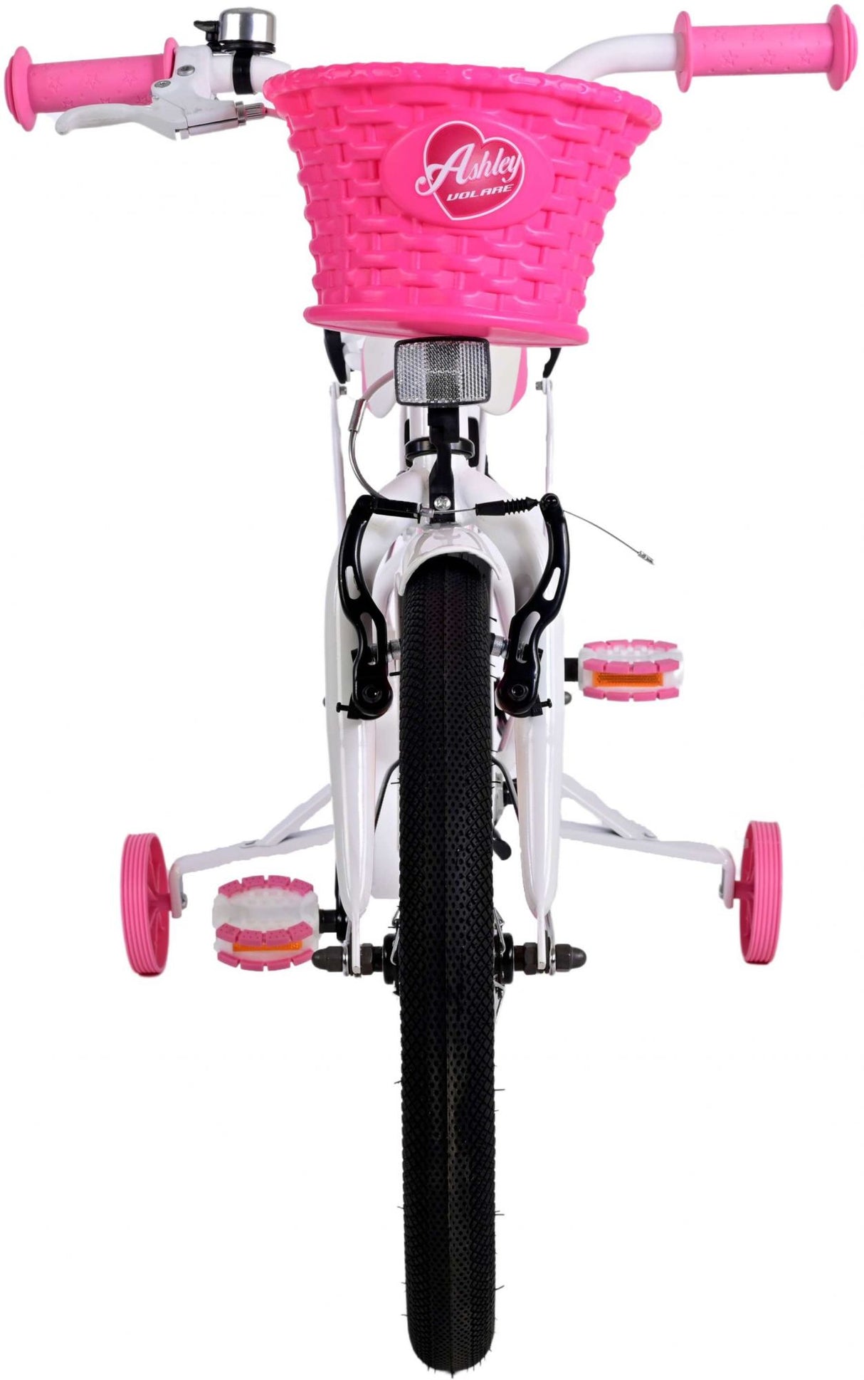 Volare Ashley Kinderfahrrad - Mädchen - 18 Zoll - Weiß