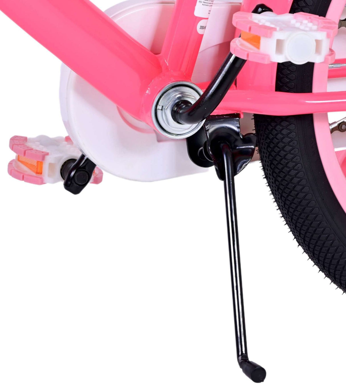 Volare Ashley Kinderfahrrad - Mädchen - 18 Zoll - Rosa/Rot