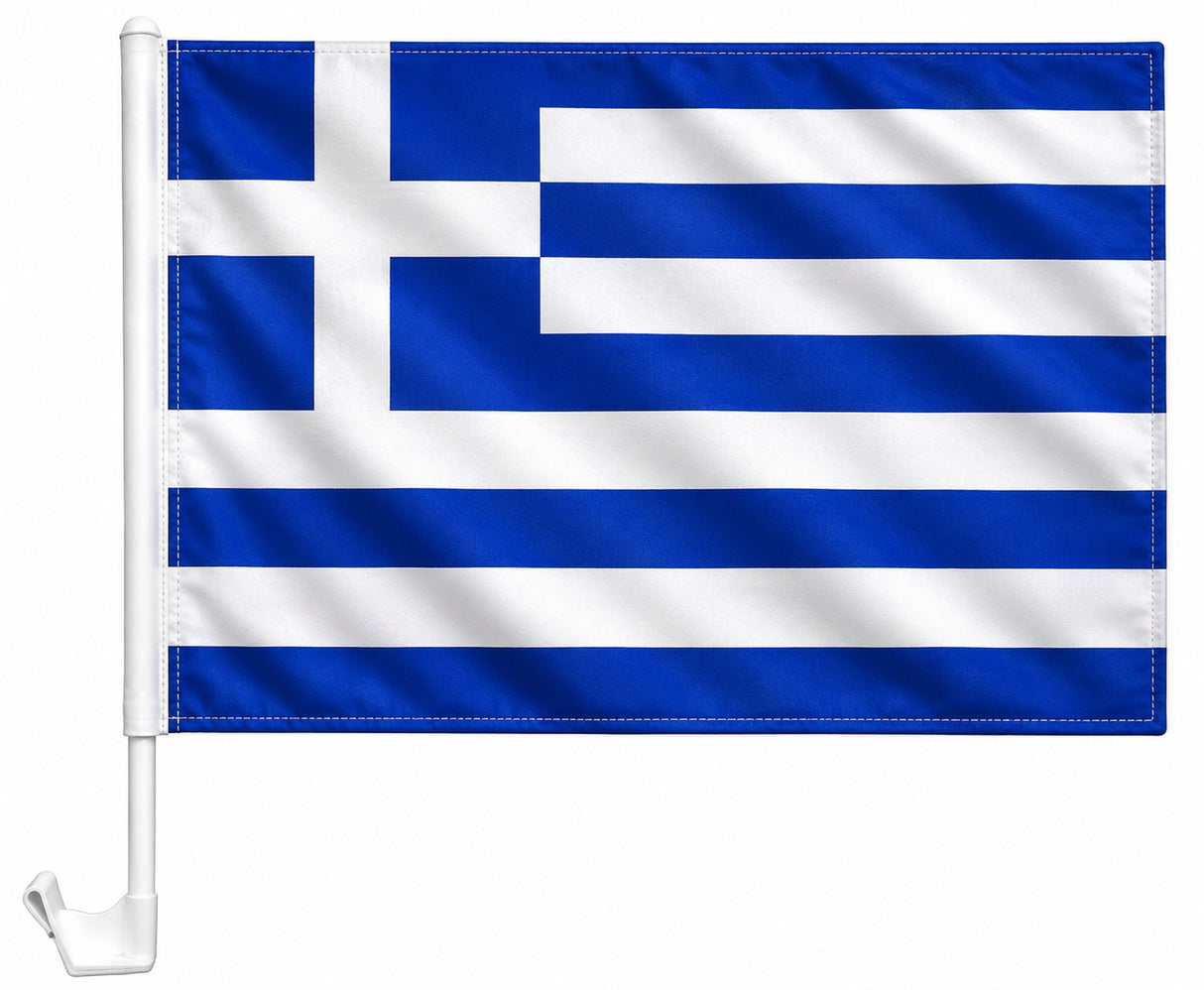 Autoflagge Griechenland 30 x 40 cm Auto Flagge Fahne Autofahne Fensterflagge Fanfahne