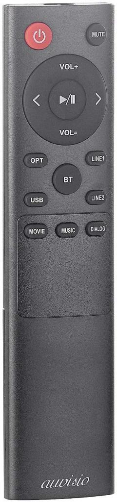 auvisio MSS-95.usb Aktives Stereo-Regallautsprecher-Set Holz-Gehäuse Bluetooth 5 120 W Box Soundbox