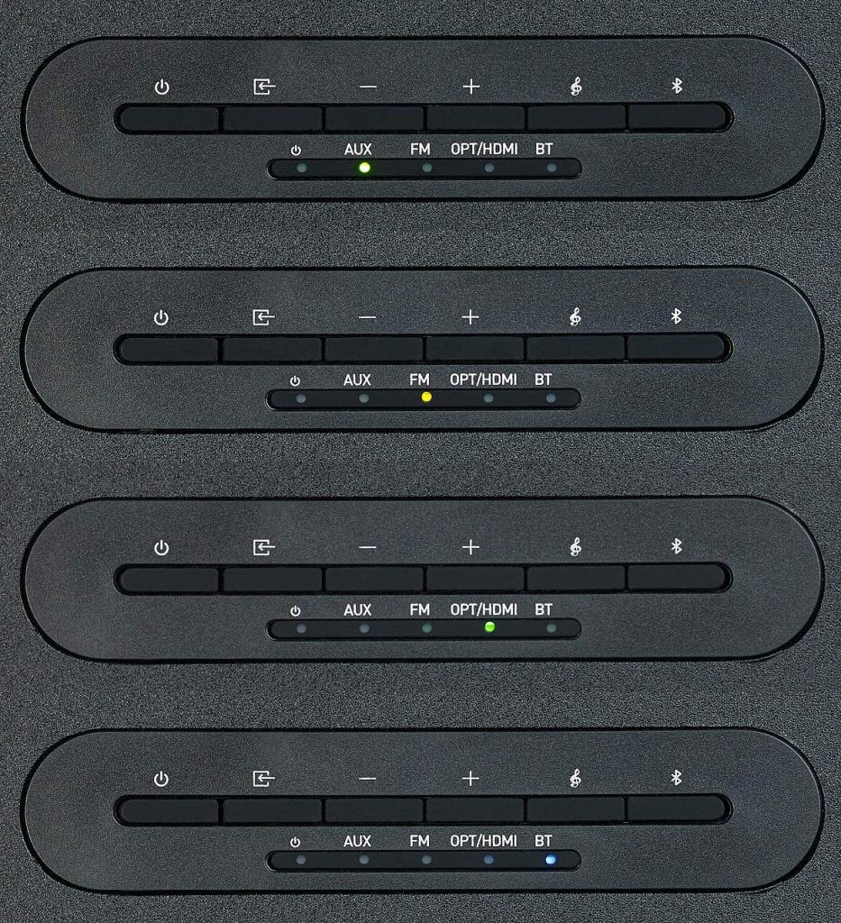 auvisio MSX-700.dig Soundbar Bedienfeld