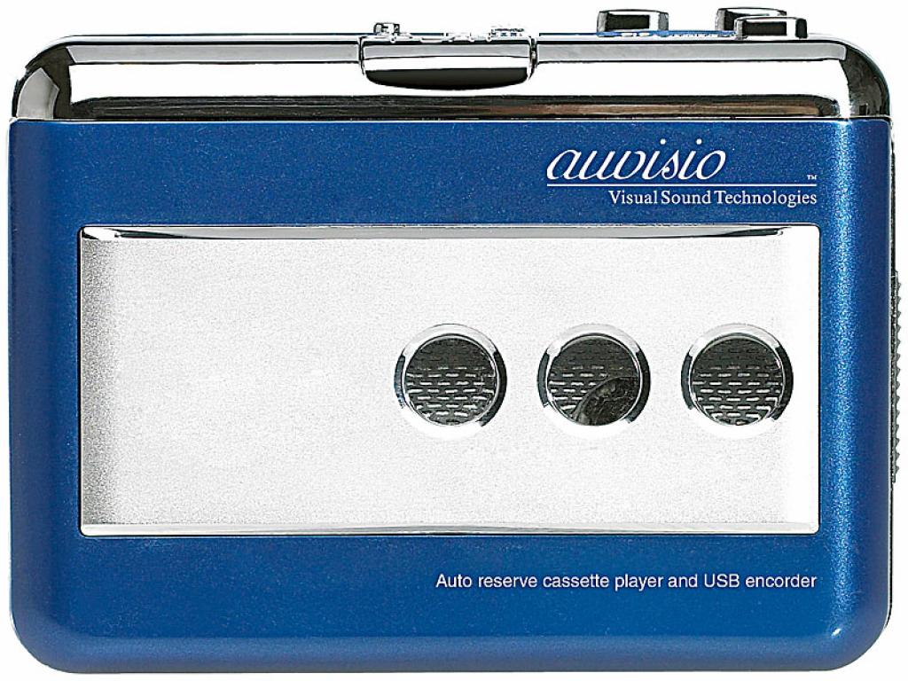 auvisio Tape2PC Kassettendigitalisierer Kassetten in MP3 konvertieren Kasettenspieler
