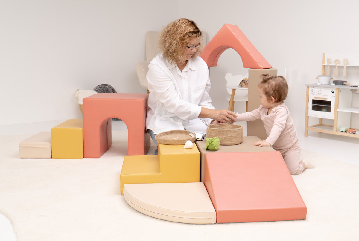 IGLU SET 21 Creativity - verschiedene Farben- Schaumstoff-Bausteine / Spielbausteine für Kinder zw. 1-5 Jahre