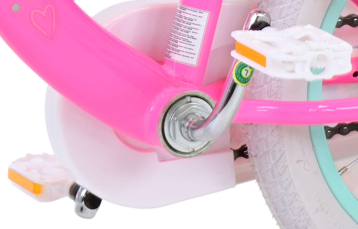 Volare Barbie Kinderfahrrad - Mädchen - 14 Zoll - Pink