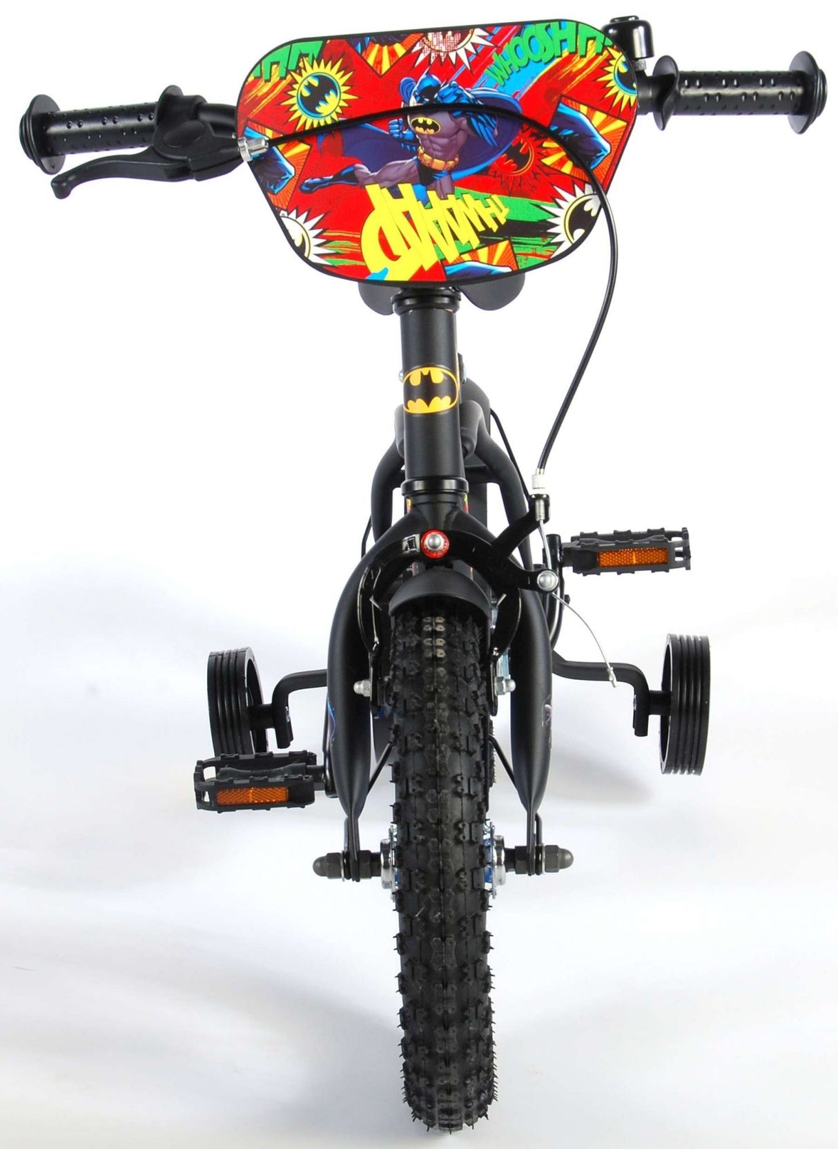 Volare ultimatives Batman 12-Zoll Kinderfahrrad - Sicherheit, Komfort und Spaß in einem!