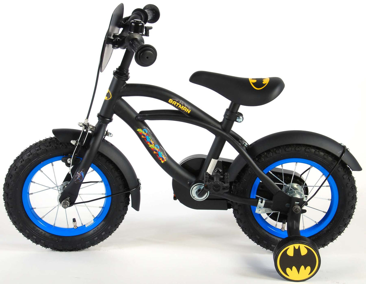 Volare ultimatives Batman 12-Zoll Kinderfahrrad - Sicherheit, Komfort und Spaß in einem!