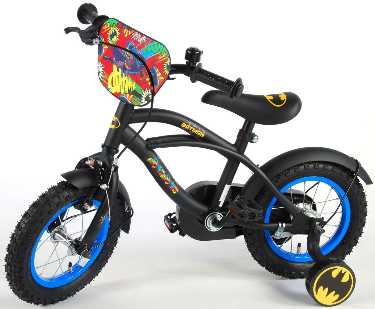 Volare ultimatives Batman 12-Zoll Kinderfahrrad - Sicherheit, Komfort und Spaß in einem!