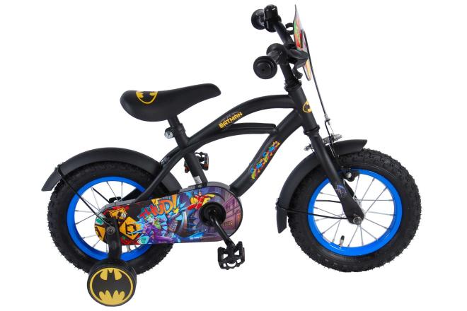 Volare ultimatives Batman 12-Zoll Kinderfahrrad - Sicherheit, Komfort und Spaß in einem!