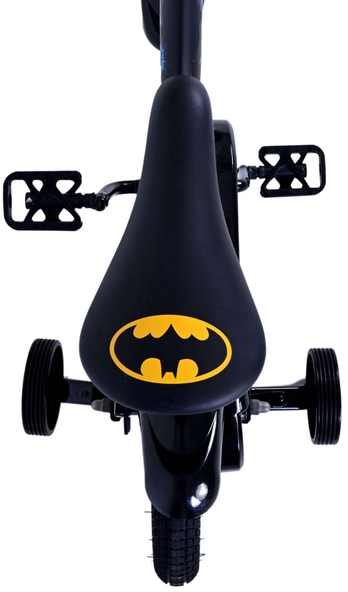Kinderfahrrad Batman 14 Zoll von Volare - Schwarz, Leicht, mit Stützrädern