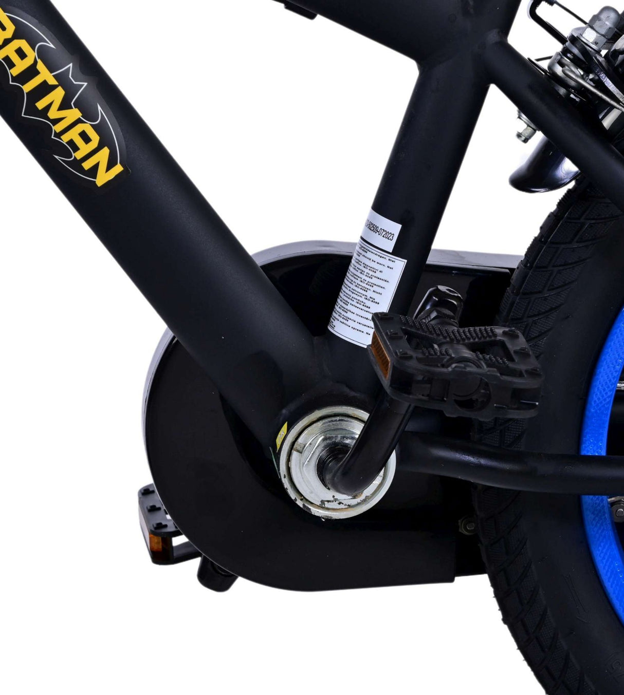 Volare Batman 14-Zoll-Kinderfahrrad schwarz - Sicherheit, Komfort und Spaß für jedes Kind!