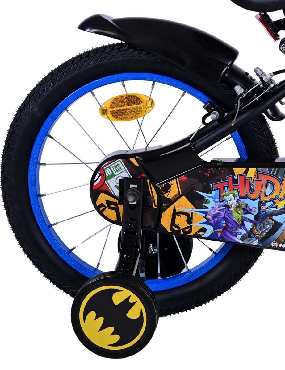 Volare Batman 16 Zoll Kinderfahrrad schwarz - Sicherheit, Komfort und Spaß in einem!