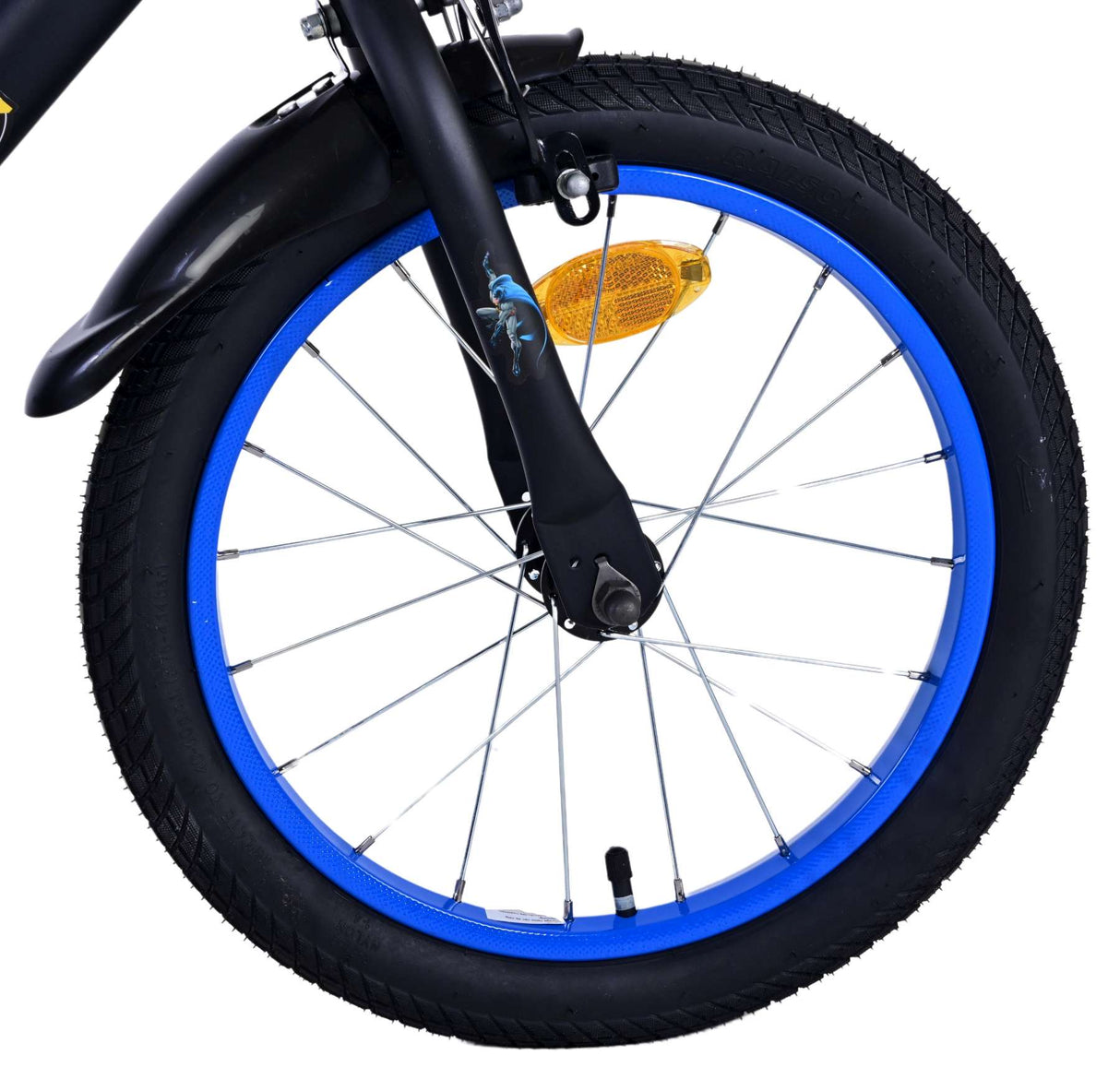 Volare Batman 16 Zoll Kinderfahrrad schwarz - Sicherheit, Komfort und Spaß in einem!