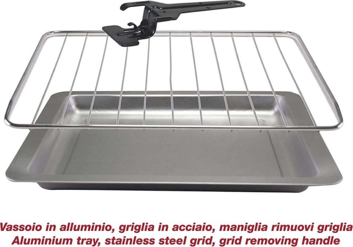 Beper 90.886 Elektrischer Backofen mit 45 Liter Fassungsvermögen und 2000 Watt Leistung