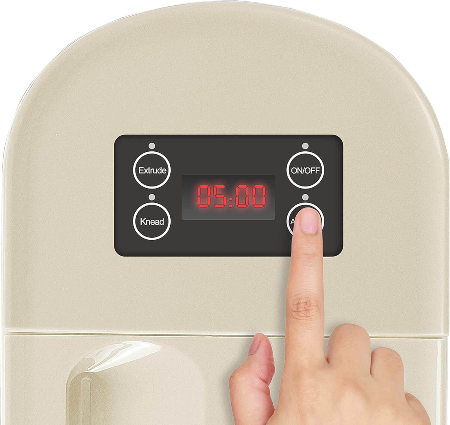 Beper P102SBA500 automatische Nudelmaschine, 9 Matrizen, 200W, für Hartweizen, glutenfreie & Eiernudeln, kompakt, einfach zu reinigen