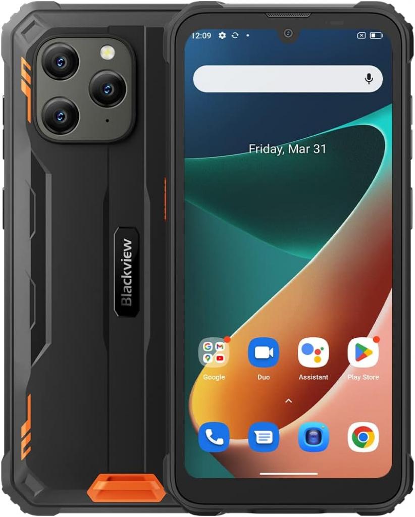 Blackview BV5300 pro Orange Rugged Smartphone, Outdoorhandy mit 7 GB RAM und 64 GB Speiche