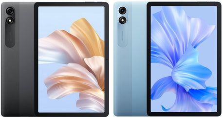 Blackview Tab 90 in Schwarz und Blau von beiden Seiten