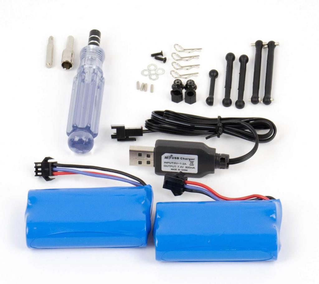 Blij´r Beast Blue ferngesteuertes RC Auto 45 km/h, 1:18, 2 Akkus, Allrad, 100m, Monstertruck