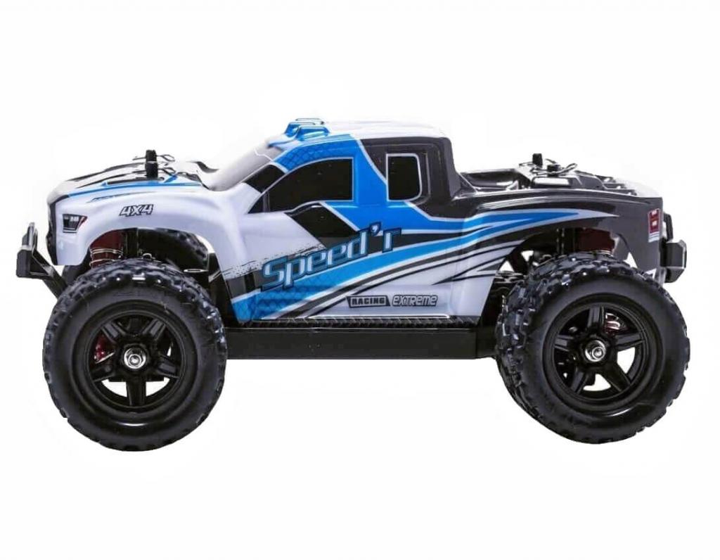 Blij´r Speed´r Blau ferngesteuertes RC Auto 45 km/h, 1:18, 2 Akkus, Allrad, 100m, Monstertruck