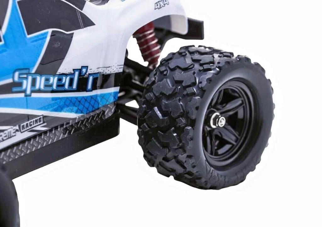 Blij´r Speed´r Blau ferngesteuertes RC Auto 45 km/h, 1:18, 2 Akkus, Allrad, 100m, Monstertruck