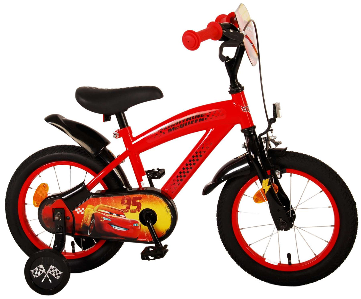 Volare Disney Cars Kinderfahrrad - Jungen - 14 Zoll - Rot