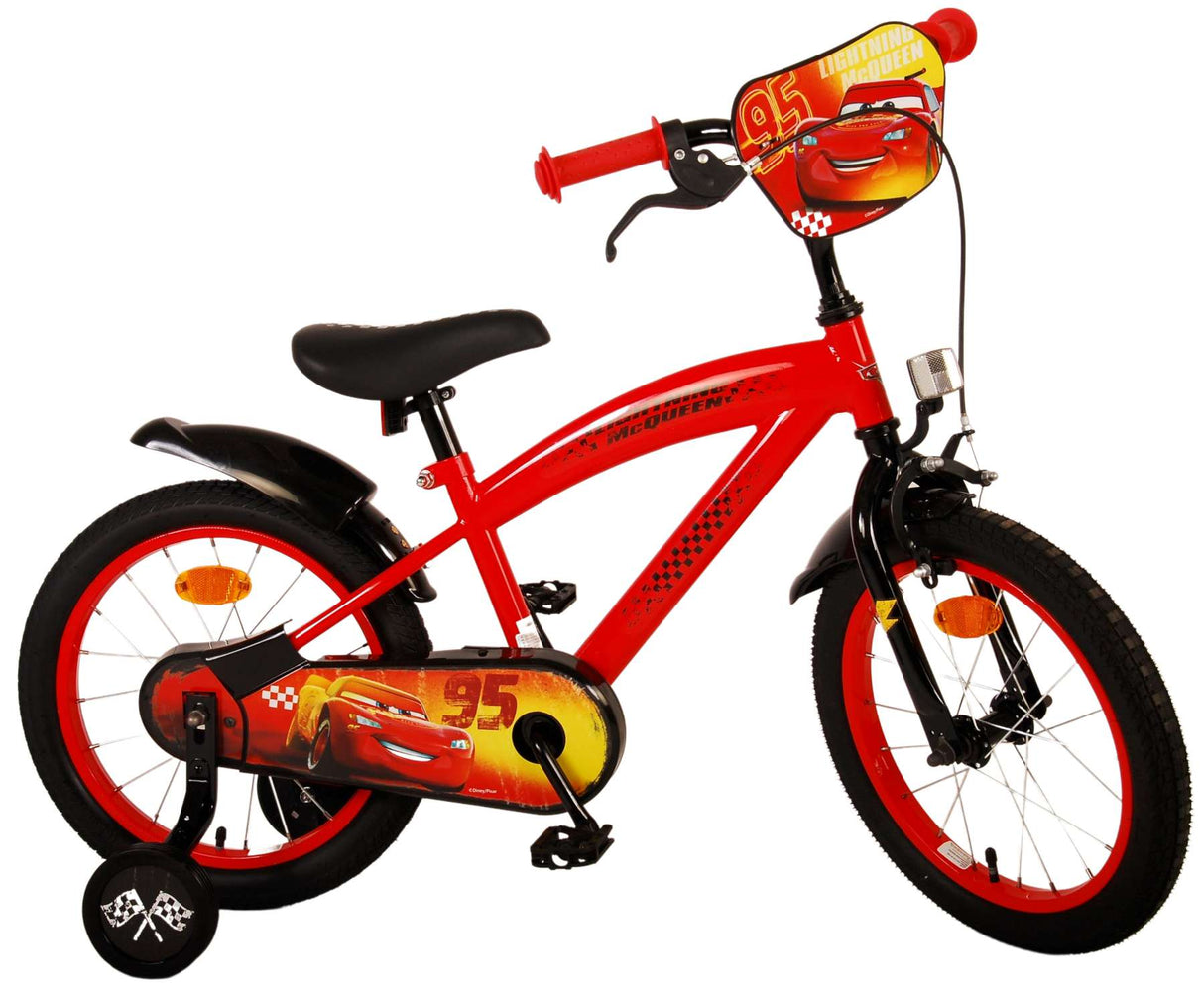 Volare Disney Cars Kinderfahrrad - Jungen - 16 Zoll - Rot