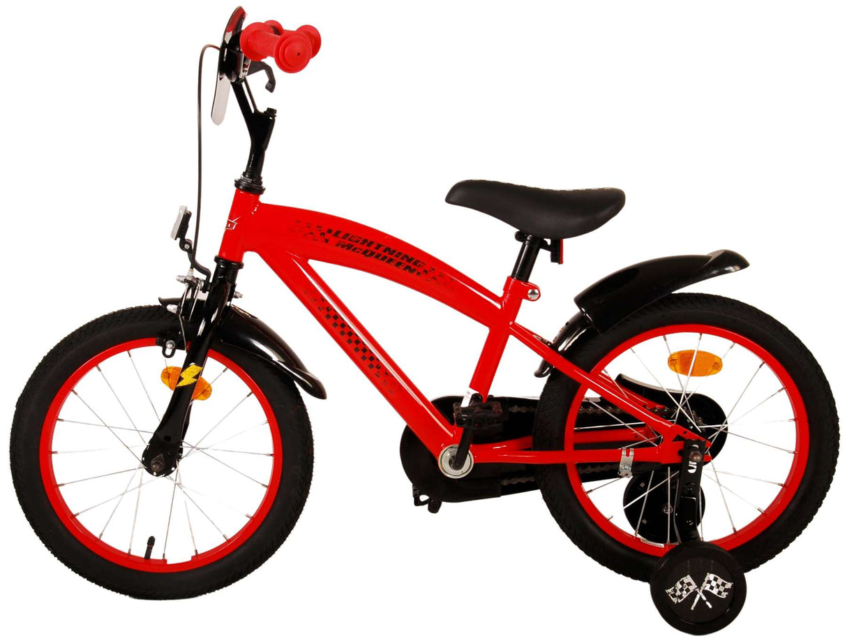 Volare Disney Cars Kinderfahrrad - Jungen - 16 Zoll - Rot
