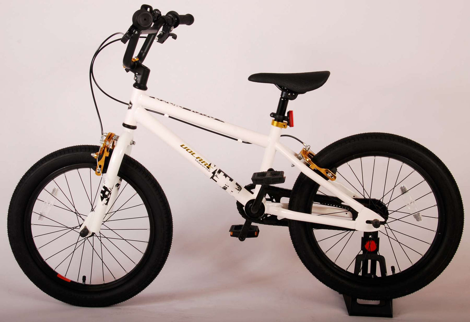 Volare Cool Rider Kinderfahrrad - Jungen - 18 Zoll - Weiß - 95% zusammengebaut - Prime Collection