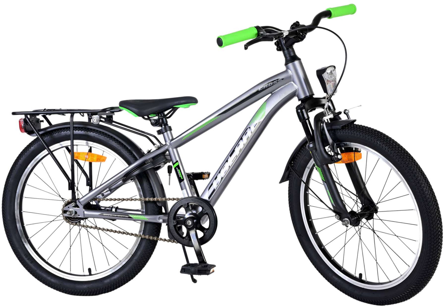 Volare Cross Kinderfahrrad - Jungen - 20 Zoll - dunkelgrau