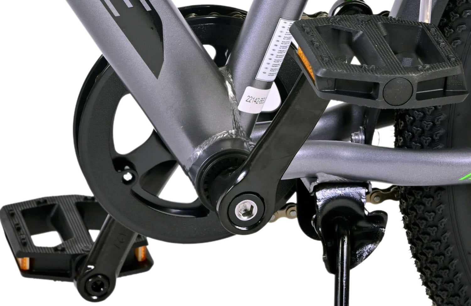 Volare Cross Kinderfahrrad - Jungen - 20 Zoll - dunkelgrau
