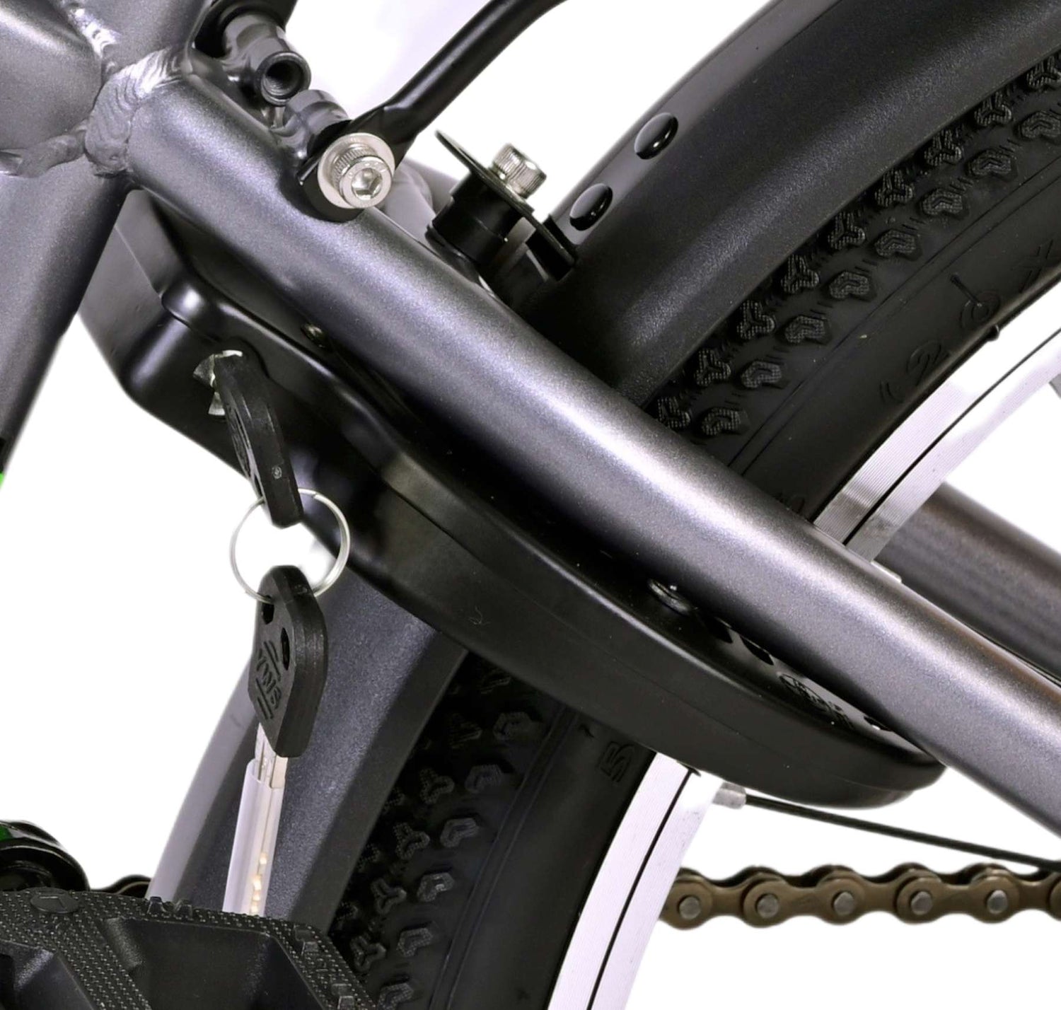 Volare Cross Kinderfahrrad - Jungen - 20 Zoll - dunkelgrau