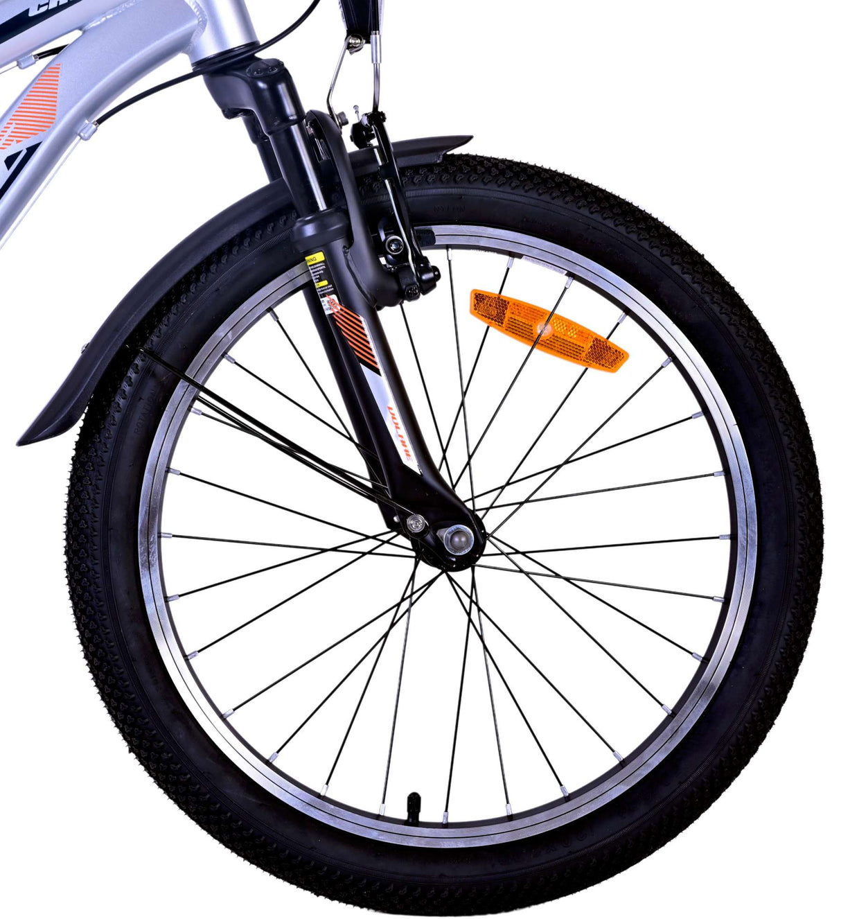 Volare Cross Kinderfahrrad - Jungen - 20 Zoll - Silber , 6 Gänge