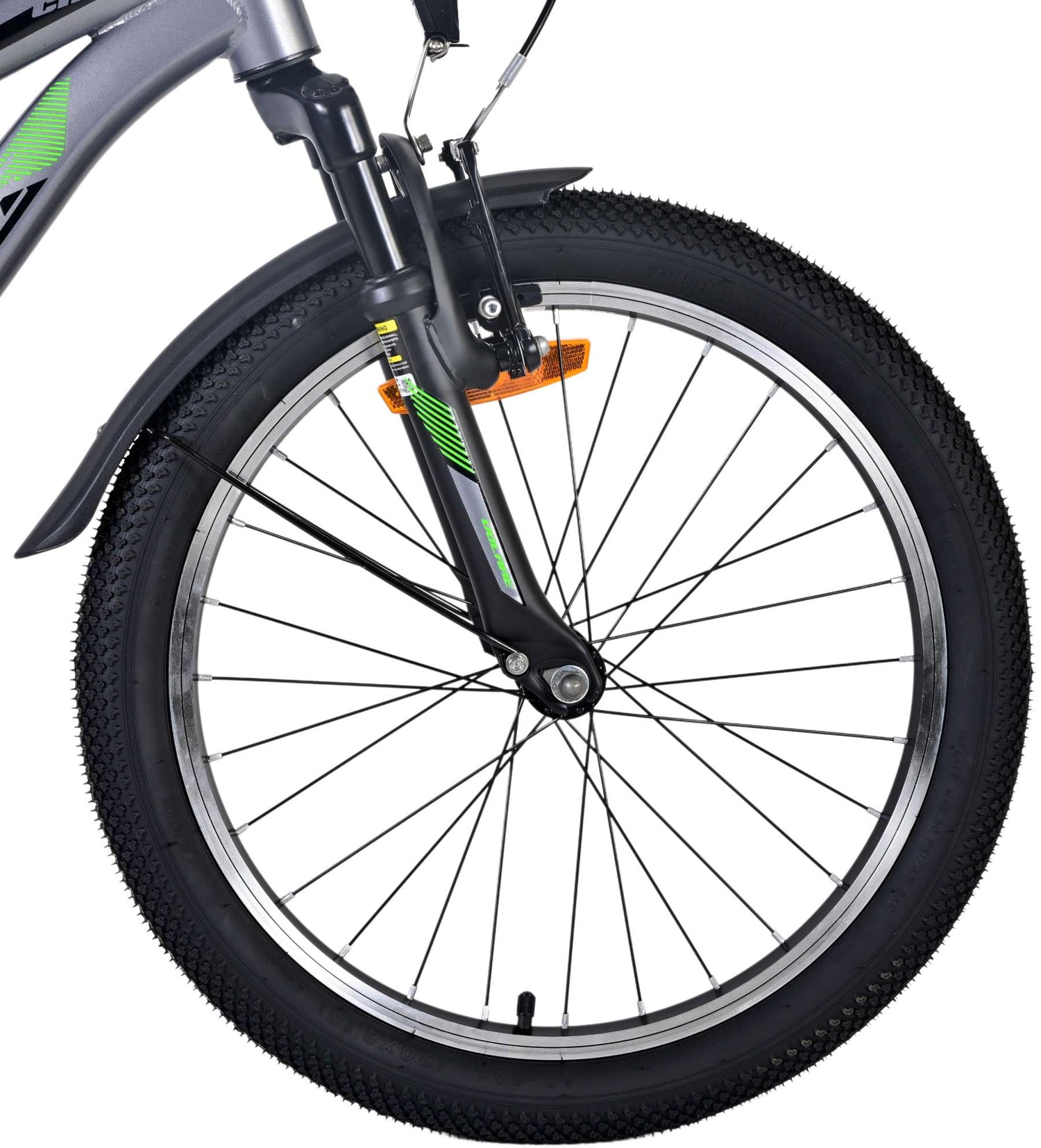 Volare Cross Kinderfahrrad - Jungen - 20 Zoll - dunkelgrau
