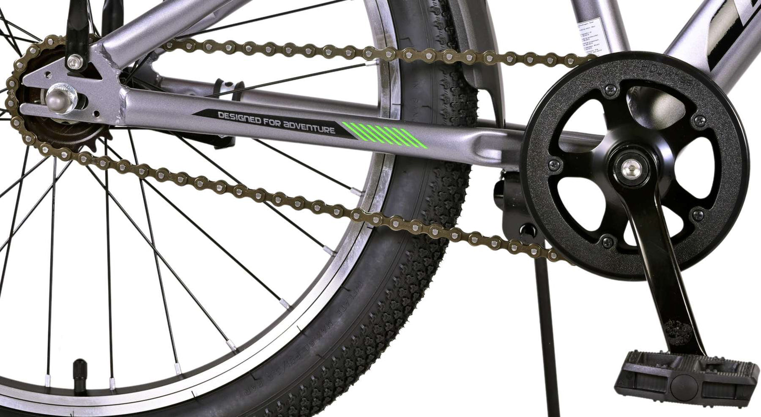 Volare Cross Kinderfahrrad - Jungen - 20 Zoll - dunkelgrau
