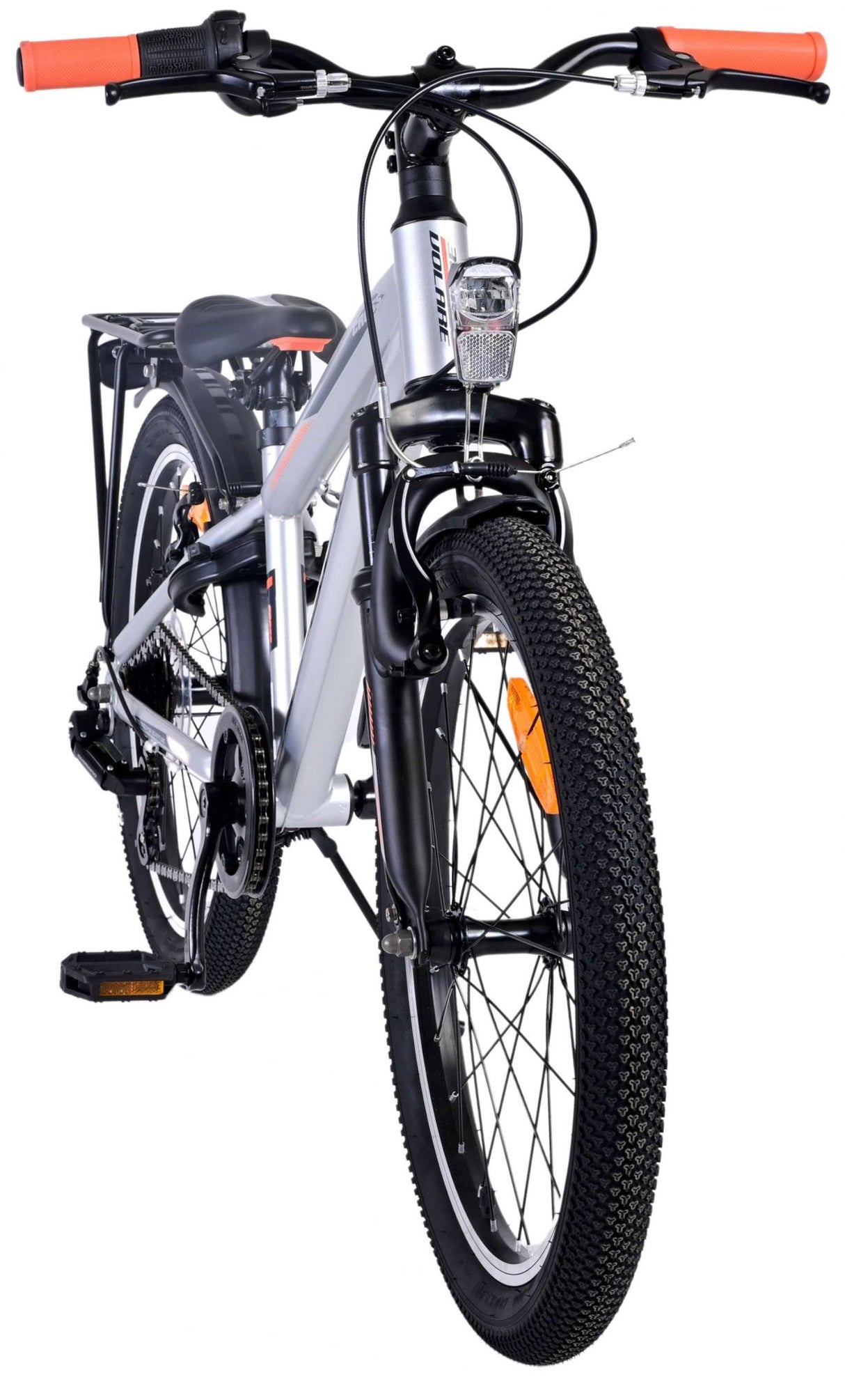 Volare Cross Kinderfahrrad - Jungen - 20 Zoll - Silber , 6 Gänge