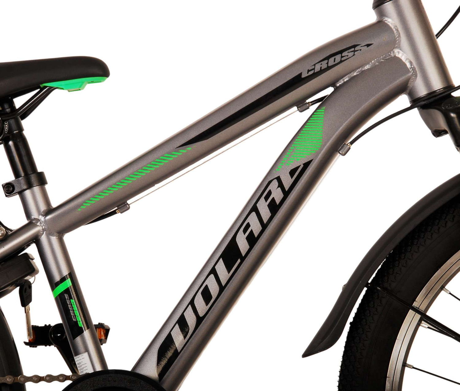 Volare Cross Kinderfahrrad - Jungen - 20 Zoll - dunkelgrau - 6 Gänge