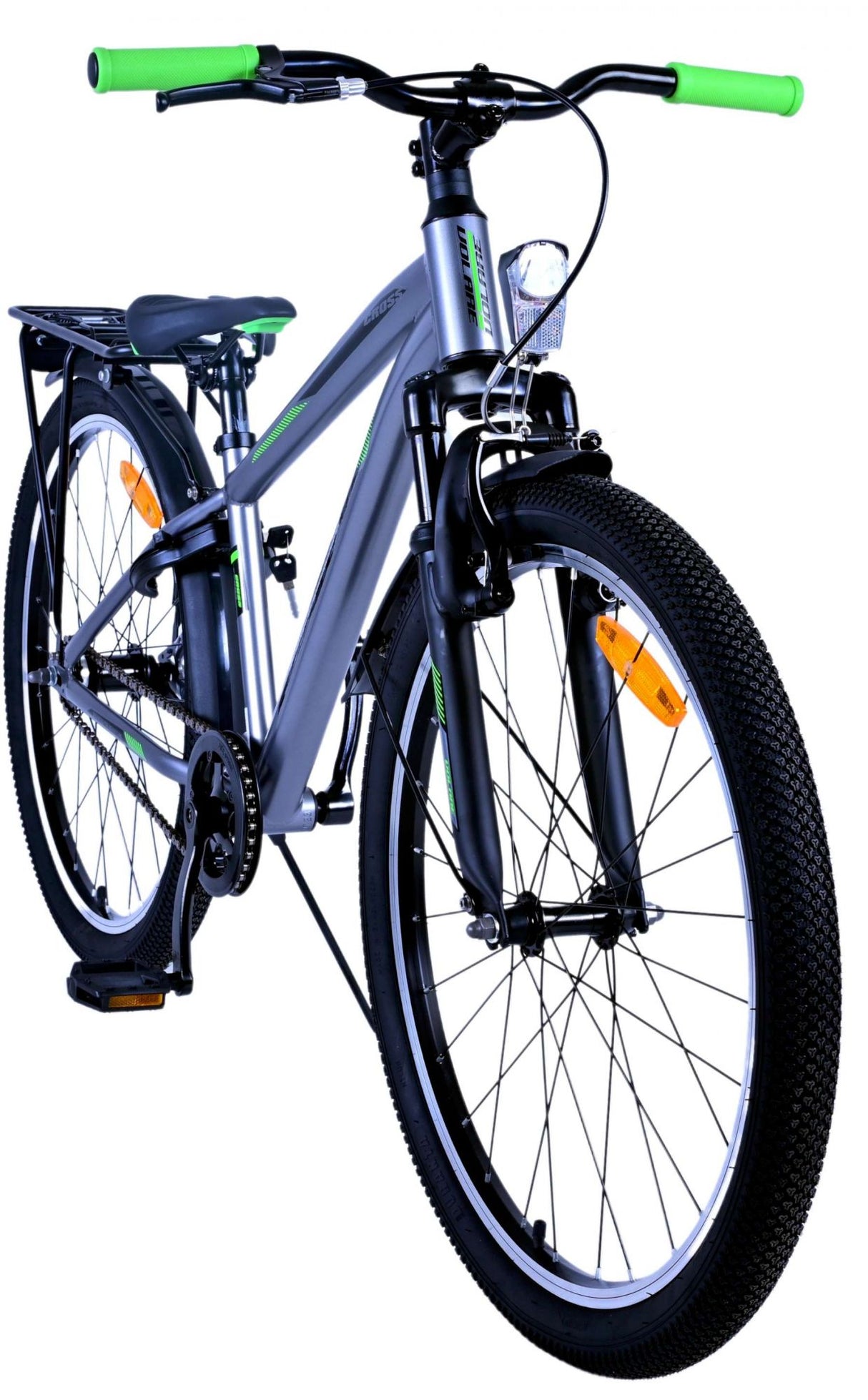 Volare Cross Kinderfahrrad - Jungen - 24 Zoll - dunkelgrau