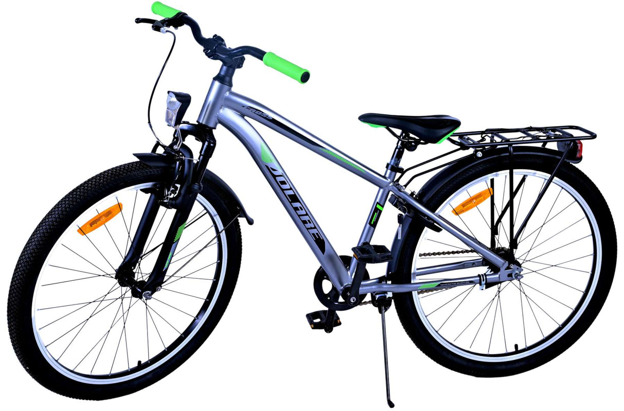 Volare Cross Kinderfahrrad - Jungen - 24 Zoll - dunkelgrau