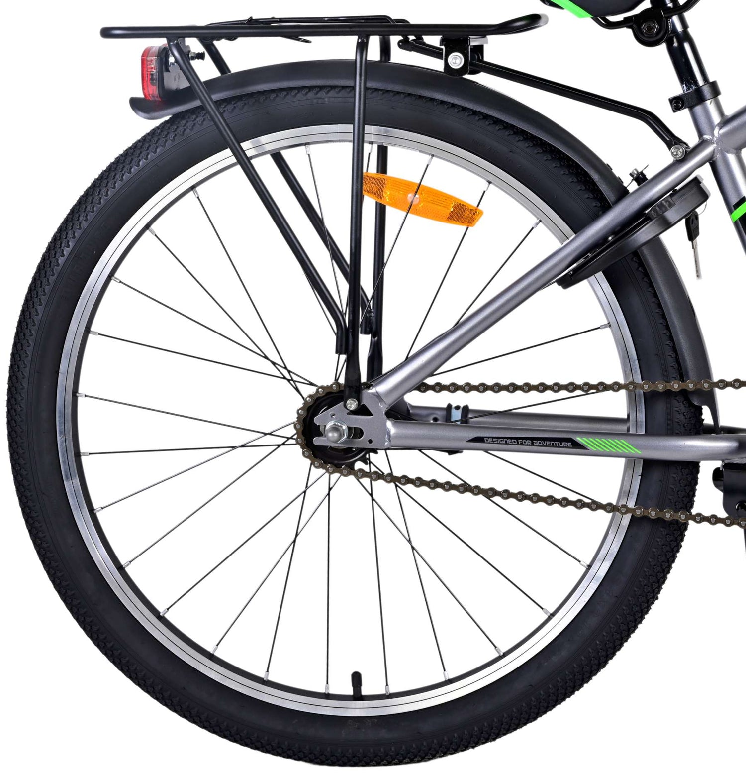 Volare Cross Kinderfahrrad - Jungen - 24 Zoll - dunkelgrau