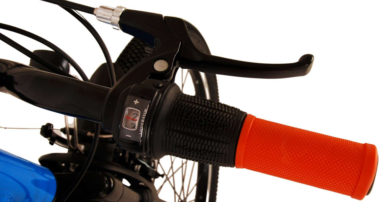 Volare Cross Kinderfahrrad - Jungen - 26 Zoll - Blau - 18 Gänge - Zweihandbremsen