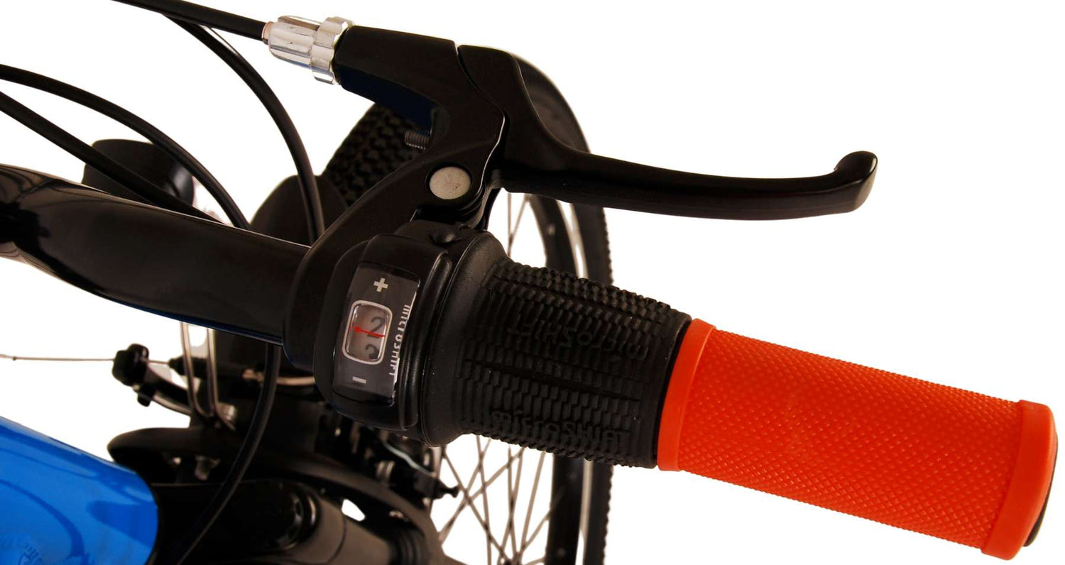 Volare Cross Kinderfahrrad - Jungen - 26 Zoll - Blau - 18 Gänge - Zweihandbremsen