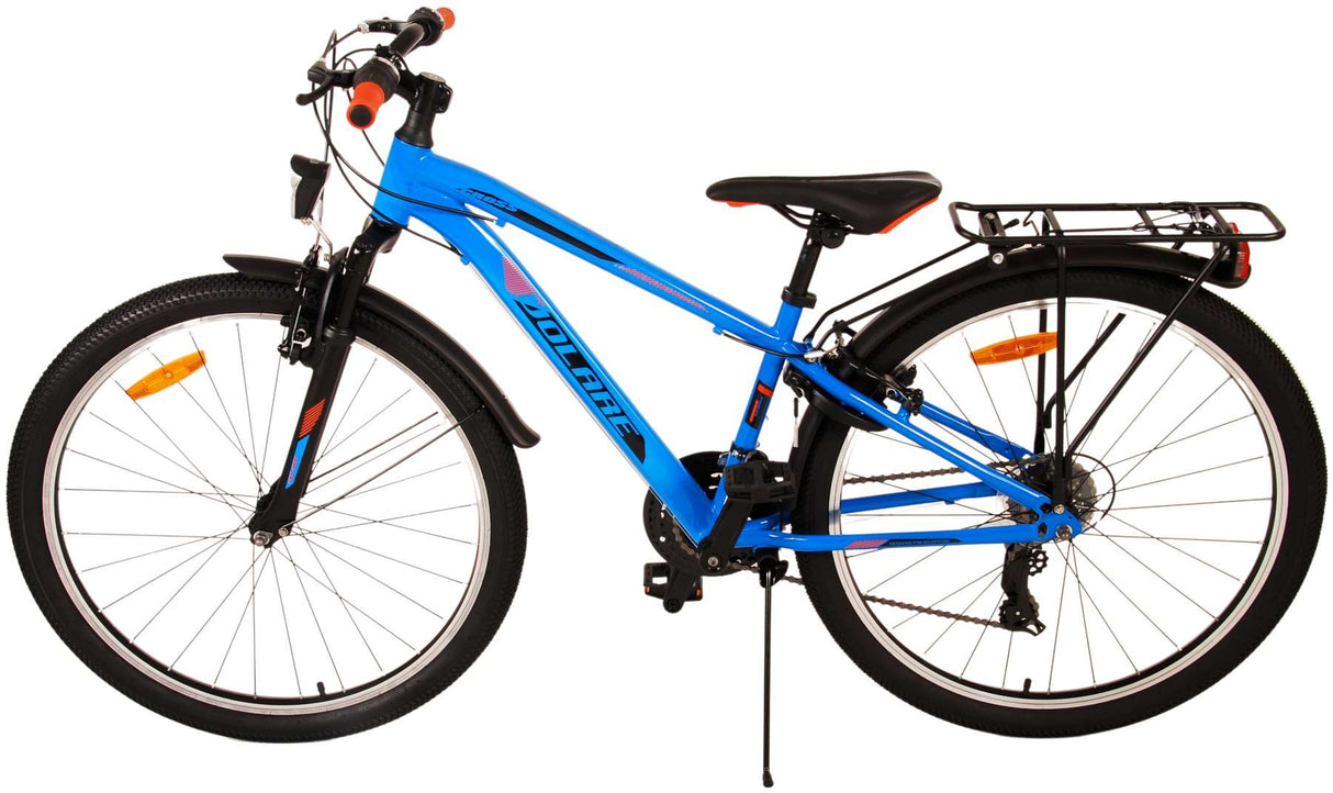 Volare Cross Kinderfahrrad - Jungen - 26 Zoll - Blau - 18 Gänge - Zweihandbremsen