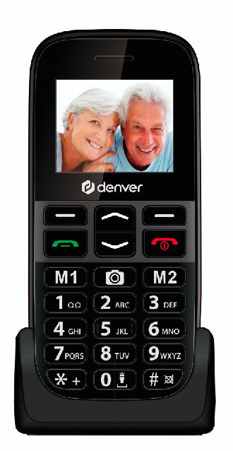 DENVER BAS-18600L 4G Seniorentelefon Rückansicht