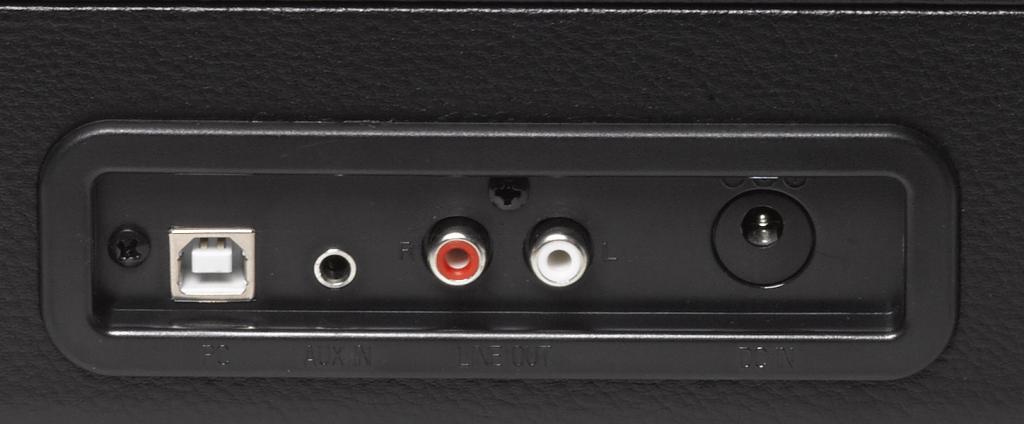 Denver VPL-120Black portabler Plattenspieler mit USB Digitalisierungsfunktion