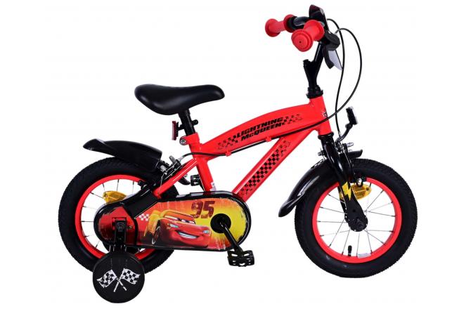 Volare Disney Cars 12-Zoll-Kinderfahrrad mit zwei Handbremsen - Sicherheit, Komfort und Spaß in einem!