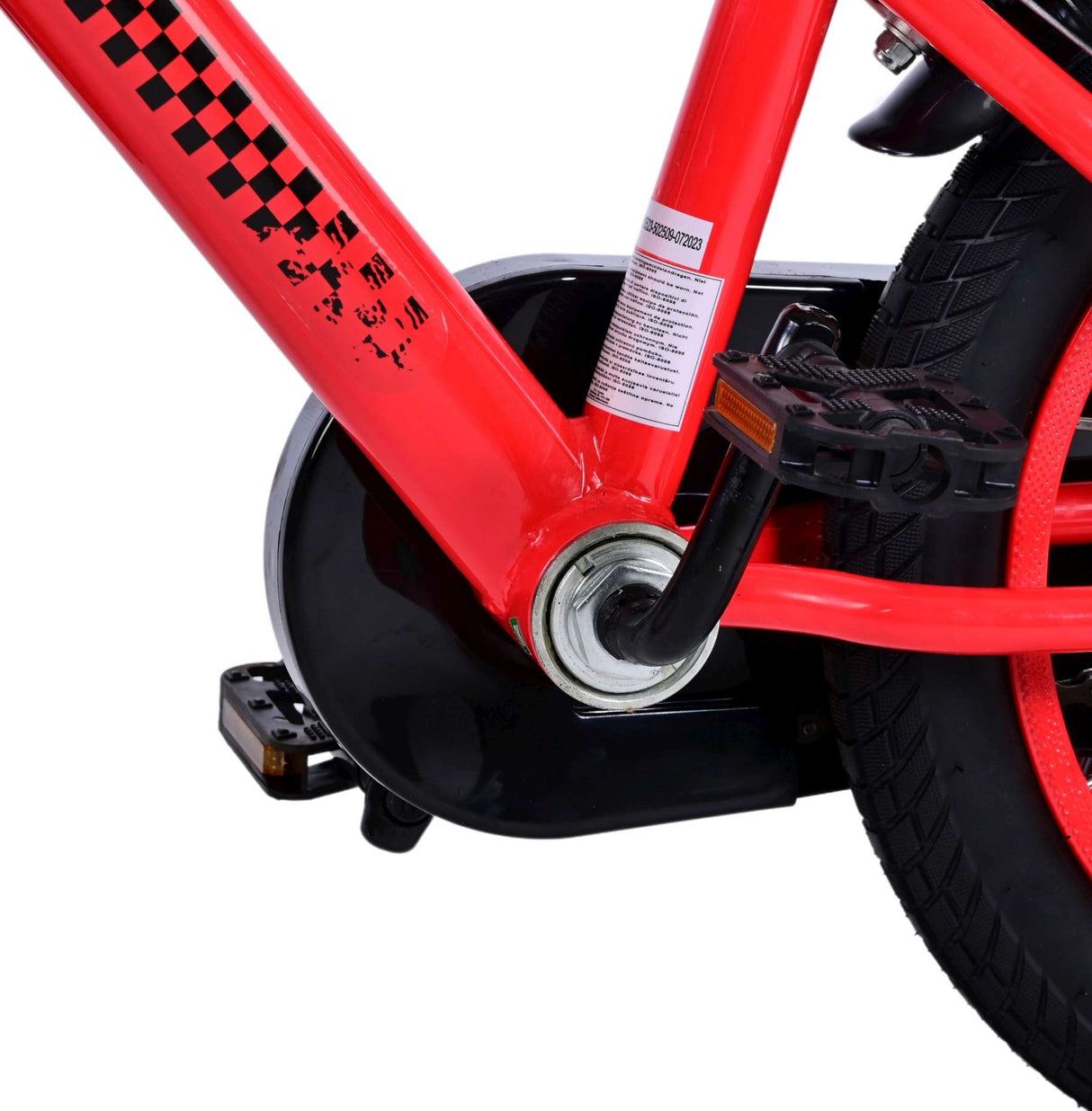 Volare Disney Cars 14-Zoll-Kinderfahrrad Rot mit zwei Handbremsen - Sicherheit, Komfort und langanhaltende Freude!